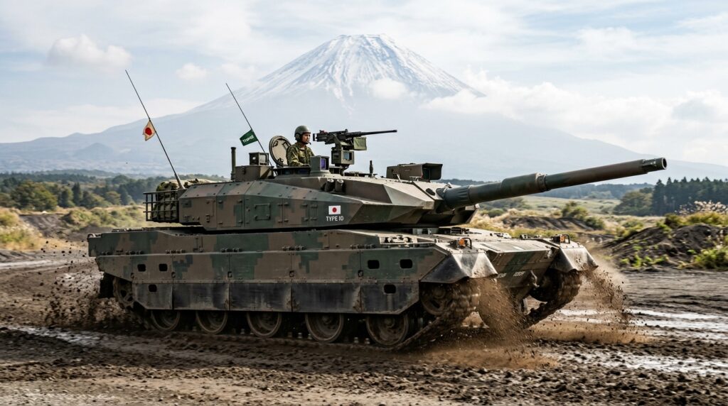 type10_tank_jgsdf_japan（※画像はイメージ・AI生成コンセプトアートです）